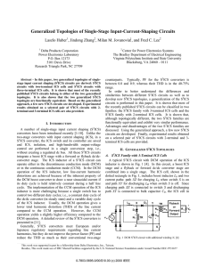 Generalized topologies of single-stage input-current