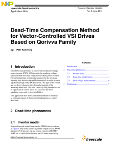 AN4863, Dead-Time Compensation Method for Vector
