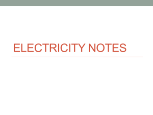 Electricity Notes