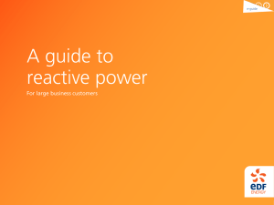 A guide to reactive power