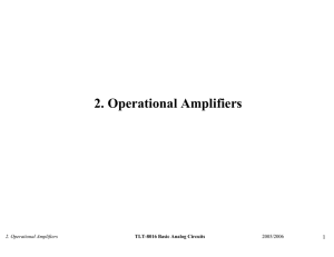 2. Operational Amplifiers