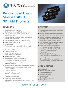 Copper Lead Frame Flyer.indd