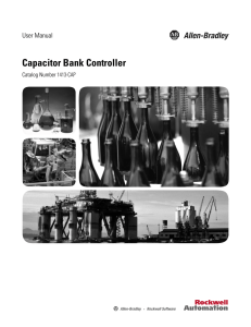 Capacitor Bank Controller User Manual