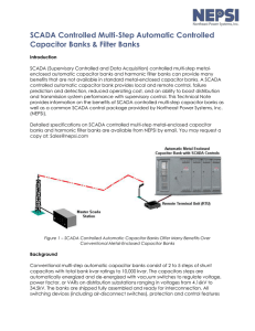 SCADA Controlled Multi-Step Automatic Controlled Capacitor Banks