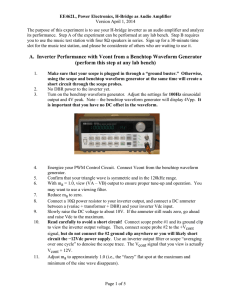 H-Bridge audio amplifier lab document