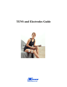 TENS and Electrodes Guide