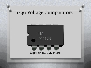1436 Voltage Comparators - Cleveland Institute of Electronics