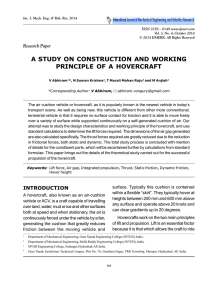 A STUDY ON CONSTRUCTION AND WORKING PRINCIPLE OF A
