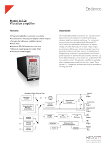 Model 6634C VIbration amplifier