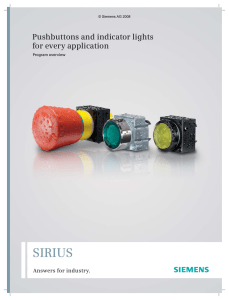 Pushbuttons and indicator lights for every application