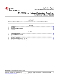 AN-1533 Over Voltage Protection Circuit for