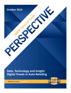 Data, Technology and Insight: Digital Trends in Auto