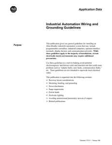 1770-4.1, Industrial Automation Wiring and Grounding Guidelines