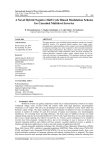 A Novel Hybrid Negative Half Cycle Biased Modulation Scheme for