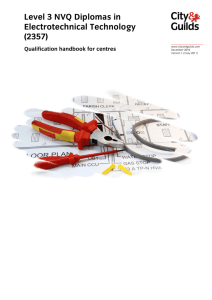 Level 3 NVQ Diplomas in Electrotechnical Technology (2357)