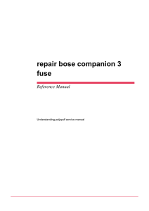 repair bose companion 3 fuse - best reference user manual and guide