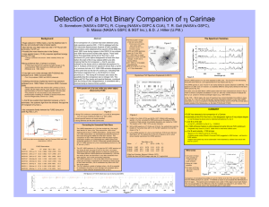 Detection of a Hot Binary Companion of Eta Carinae