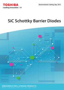 SiC Schottky Barrier Diodes - Toshiba America Electronic Components