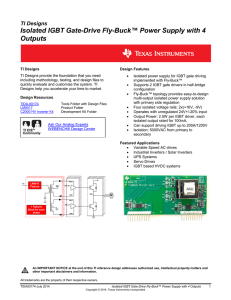 Isolated IGBT Gate-Drive Fly-Buck™ Power