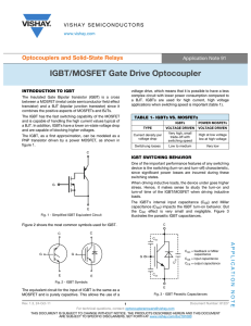 IGBT/MOSFET Gate Drive Optocoupler