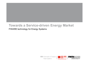 Towards a Service-driven Energy Market