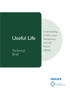 Useful Life - Philips Color Kinetics