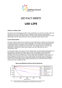 led fact sheets led fact sheets