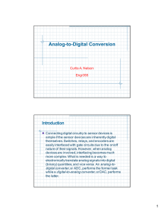 Analog-to-Digital Conversion