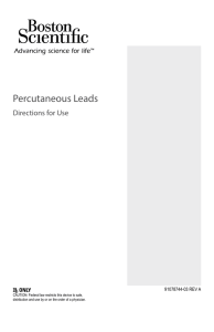 Percutaneous Leads - Boston Scientific