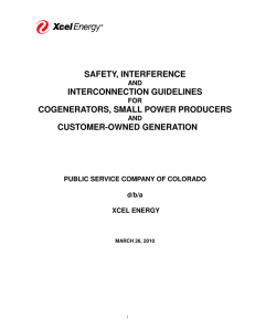 AND INTERCONNECTION GUIDELINES