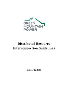 GMP Interconnection Guidelines