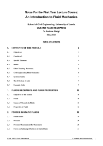 An Introduction to Fluid Mechanics - EFM