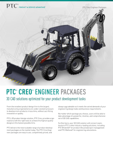 PTC® CREO® ENGINEER PACKAGES