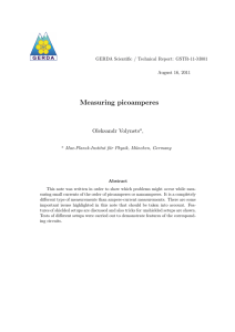 Measuring picoamperes