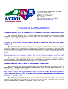 FAQs - NC Department of Labor