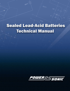 Features of Power-Sonic Sealed Lead Acid Batteries