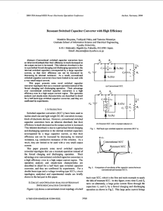 Resonant switched capacitor converter with high efficiency