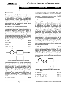 AN9415: Feedback, Op Amps and Compensation