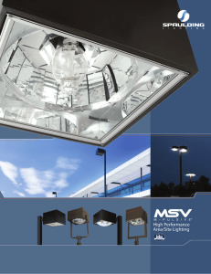 MSV Brochure new.indd - Hubbell Outdoor Lighting