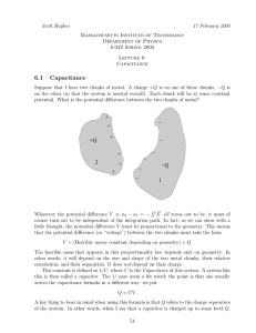 6.1 Capacitance