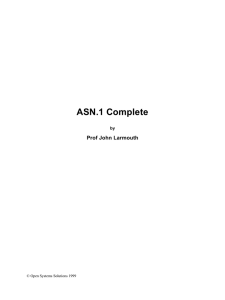 ASN.1 Complete - OSS Nokalva, Inc.