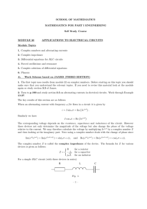 old Module 26 Applications to Electrical Circuits