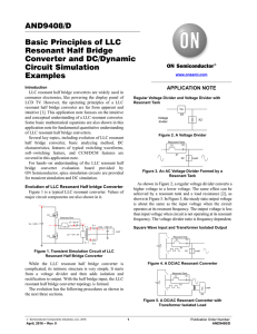 AND9408 - Basic Principles of LLC Resonant Half Bridge Converter