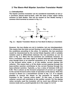 2 The Ebers-Moll Bipolar Junction Transistor Model