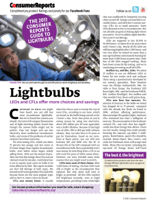 Lightbulbs - Consumer Reports