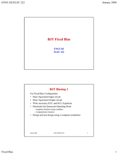 PowerPoint BJT Biasing 1