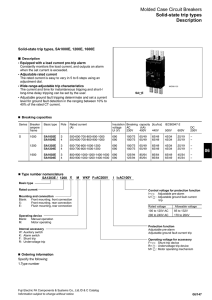 Molded Case Circuit Breakers Solid