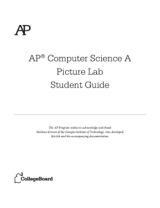 Picture Lab: Student Guide
