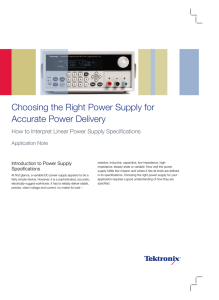 Choosing the Right Power Supply for Accurate Power