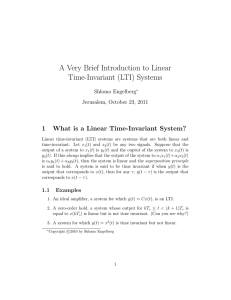A Very Brief Introduction to Linear Time
